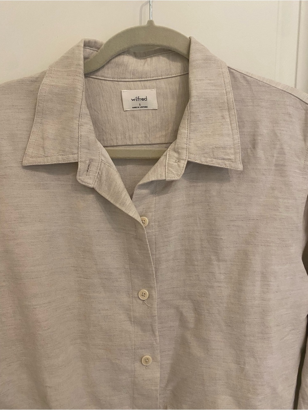 Wilfred Cropped Button-Front - Picture 2 of 4